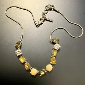 4 for $20 SALE- Nine West Sparkly Gem Silver Necklace